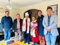 पूर्वगाविस अध्यक्ष भक्तबहादुर गुरुङलाई तमु धीं यूकेको विशेष सम्मान 