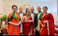 गुम्बा भवन निर्माणका लागि क्याप्टेन रामकाजी गुरुङको परिवारबाट आर्थिक सहयोग