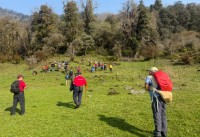 तमु प्ये ल्हु संघ यूको टोली आज (मंगलबार) क्व्होलासोँथर पुग्दै