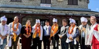 तमु धीं यूकेको टोलीलाई पोखरामा भव्य स्वागत