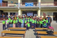 लायन्स क्लब अफ पोखराद्वारा सहाराका विद्यार्थीलाई सहयोग