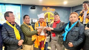 ईलमपोखरी समाज यूके र लमजुङ समाज यूकेको संयोजनमा कलाकार आश्रम गुरुङको बिदाइ