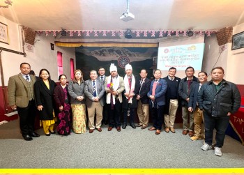 गण्डकी प्रदेश सांसद तथा पूर्वमन्त्री पञ्चराम गुरुङसहित तीन जनालाई तमु धीं यूकेको सम्मान 