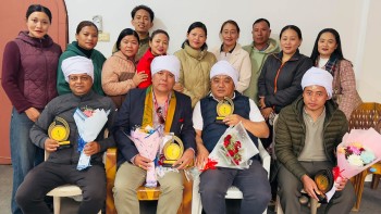 नेपाल मगर सांस्कृतिक संघ कास्कीद्वारा समाजसेवी कुलराज गुरुङ, पत्रकार मिलन तमुसहित ४ जनालाई सम्मान