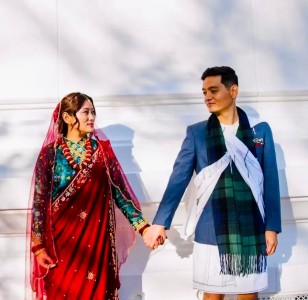 नायिका गौमाया गुरुङले गरिन् बेलायतमा विवाह