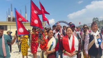 परोपकारी सांगीतिक कार्यक्रमबाट सङ्कलित सहयोगले विद्यालयको प्रवेशद्वार र घेराबार निर्माण