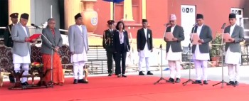 नेपाल सरकारको उर्जामन्त्रीमा घिसिङ, खनाल अर्थ र अर्याल गृहमन्त्रीमा नियुक्त