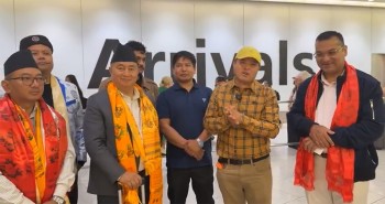बेलायत आइपुगे बागमती प्रदेशका मुख्यमन्त्री लामा 