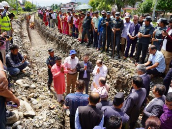 विश्व बैंकको सहयोगमा पोखराको कालिकास्थान–लामेआहाल सडक निर्माण सुरु 