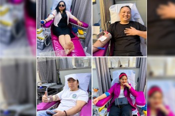 तमु समाज कुवेतको मानवीय सेवा: १२६ जनाले गरे रक्तदान