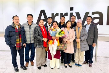 यूके आइपुगिन् धार्चे गाउँपालिकाका उपाध्यक्ष एवं गायिका गुरुङ