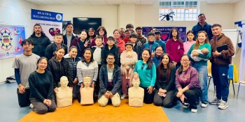 बर्न्ट ओकमा ८५ जनालाई सीपीआर तालिम