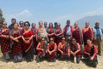 चित्रेली साउखलक चेलीबेटी परिवारले गरे घलेगाउँको भ्रमण