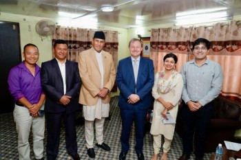 राज्य व्यवस्था समिति सभापति खतिवडा र बेलायती राजदूतबीच भेटवार्ता
