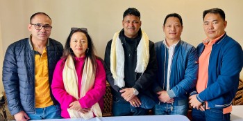 शीला आले र राजु परियारलाई बेलायतमा स्वागत