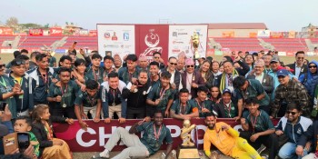 सहारालाई १२ वर्षपछि आहा रारा पोखरा गोल्डकपको उपाधि