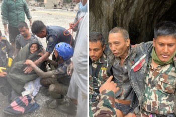 नेपाल बाढी : ११ दिनपछि २ जनाको चमत्कारिक उद्धार