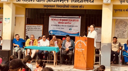 सहारामा आ.वि. शुभकामना आदनप्रदान