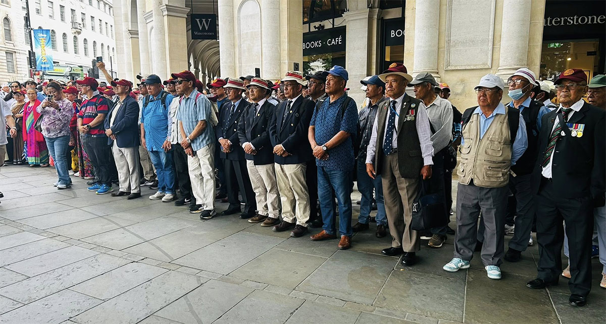 लन्डनमा गोर्खा भूतपूर्व सैनिकको प्रदर्शन, बेलायती सांसदहरूको ऐक्यबद्धता