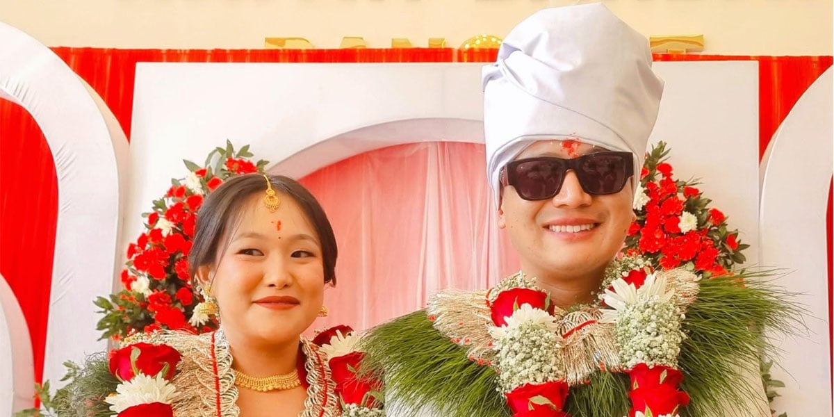 गुरुङ नायक आनन्दले गरे रसितासँग बिहे