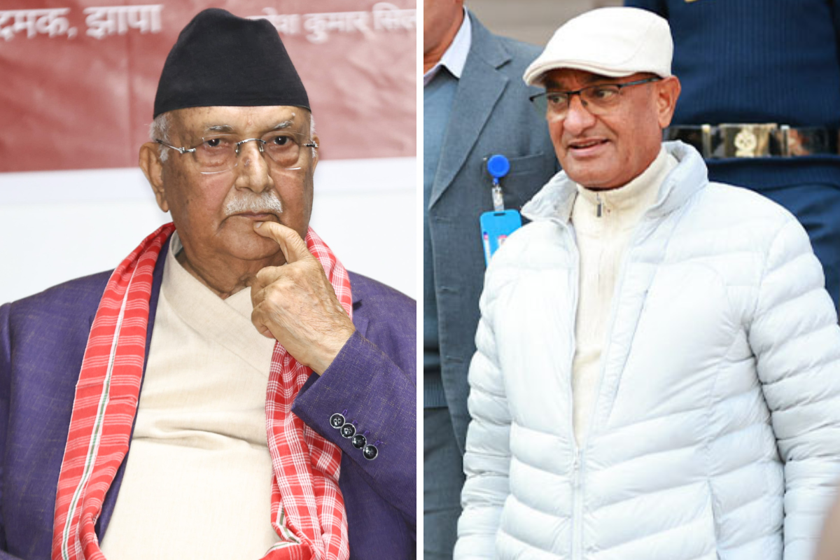 पूर्वप्रधानमन्त्री ओली र पूर्वगृहमन्त्री लेखक पक्राउ